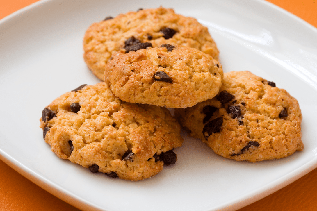 Galletas de avena con proteína vegetal de arveja