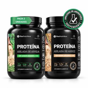 Pack 2 Proteína Vegetal Sin Sabor Añadido 1 kg c_u - FicoNutrition