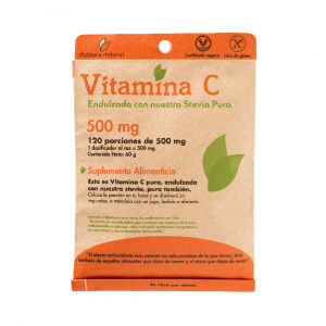 Vitamina C 500 mg en polvo (120 porciones) Dulzura Natural