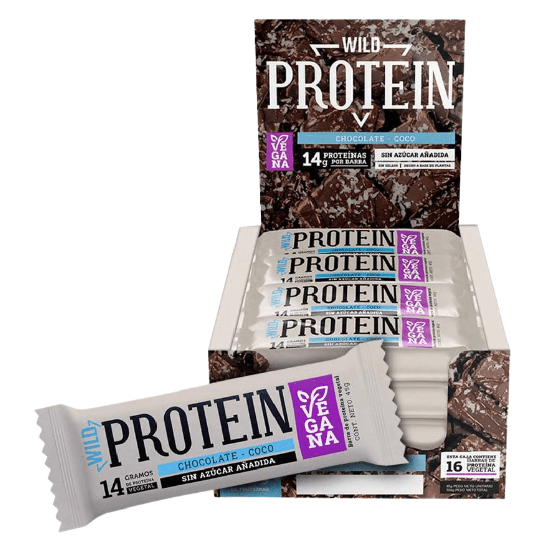 Wild Protein Vegana Chocolate Coco Unidades Ficonutrition