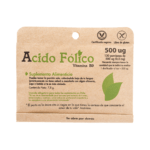 Ácido Fólico 500 ug 120 porciones Dulzura Natural