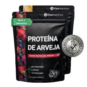 Pack 2 Proteínas Vegetales de Arveja 1 Kg Sabores a Elección - FicoNutrition
