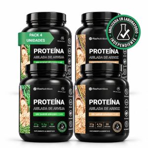 Pack 4 Proteínas Vegetales Sin Sabor Añadido 1 kg c_u - FicoNutrition