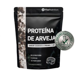 Proteína Vegetal de Arveja Sabor Cookies & Cream - 1 Kg