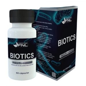 Biotics Pre y Probióticos 60 cápsulas veganas FNL
