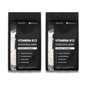 Pack 2 Vitamina B12 en polvo 2000 mcg (50 Dosis Semanales) - FicoNutrition