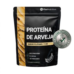 Proteína Vegetal de Arveja Sabor Plátano - 1 Kg