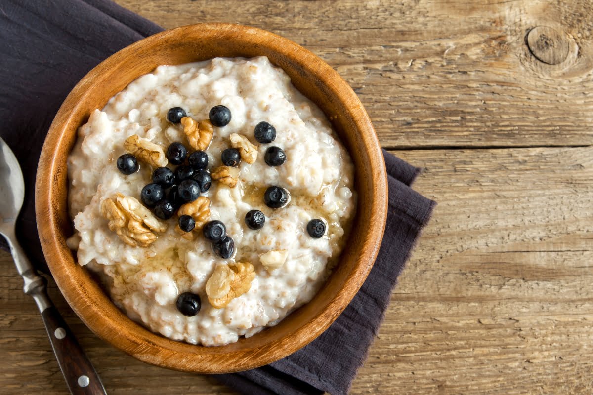 Porridge con proteína vegetal de arveja