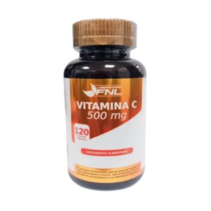 VITAMINA C 500 MG (120 CÁPSULAS VEGETALES) - FNL