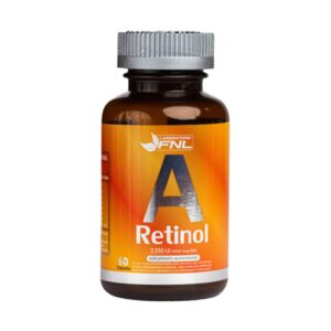 Vitamina A (Retinol) 3330 UI (60 CÁPSULAS VEGETALES) - FNL