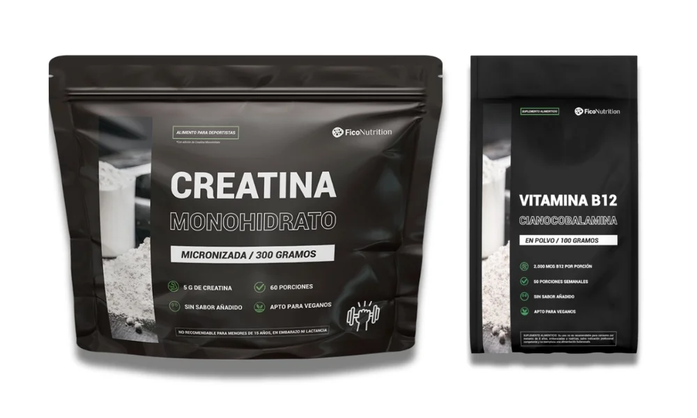 Vitamina B12 y Creatina FicoNutrition