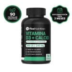 Vitamina D3 + Calcio 800 UI _ 240 mg 90 cápsulas vegetales - FicoNutrition
