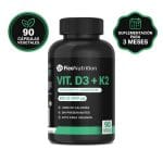 Vitamina D3 + K2 800 UI _ 600 ug 90 cápsulas vegetales - FicoNutrition
